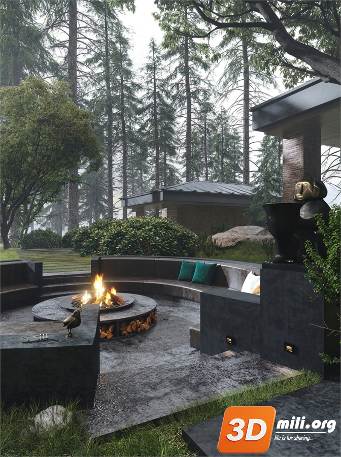 Outdoor Sofa Skp Files
